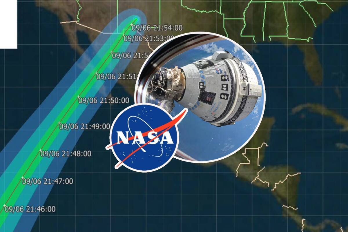 Nave de la NASA Starliner podría verse en Sonora; vuelve sin astronautas