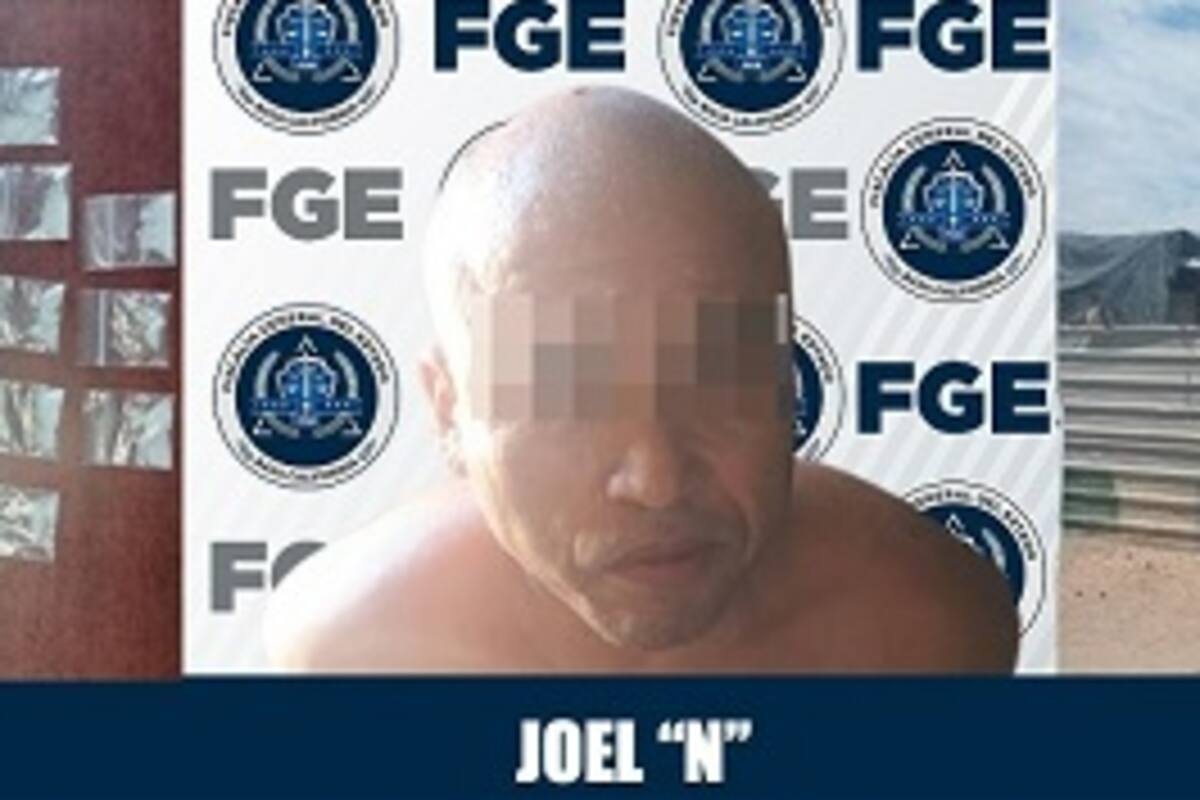 Detienen a “El Kora” y decomisan 23 bolsas con metanfetamina