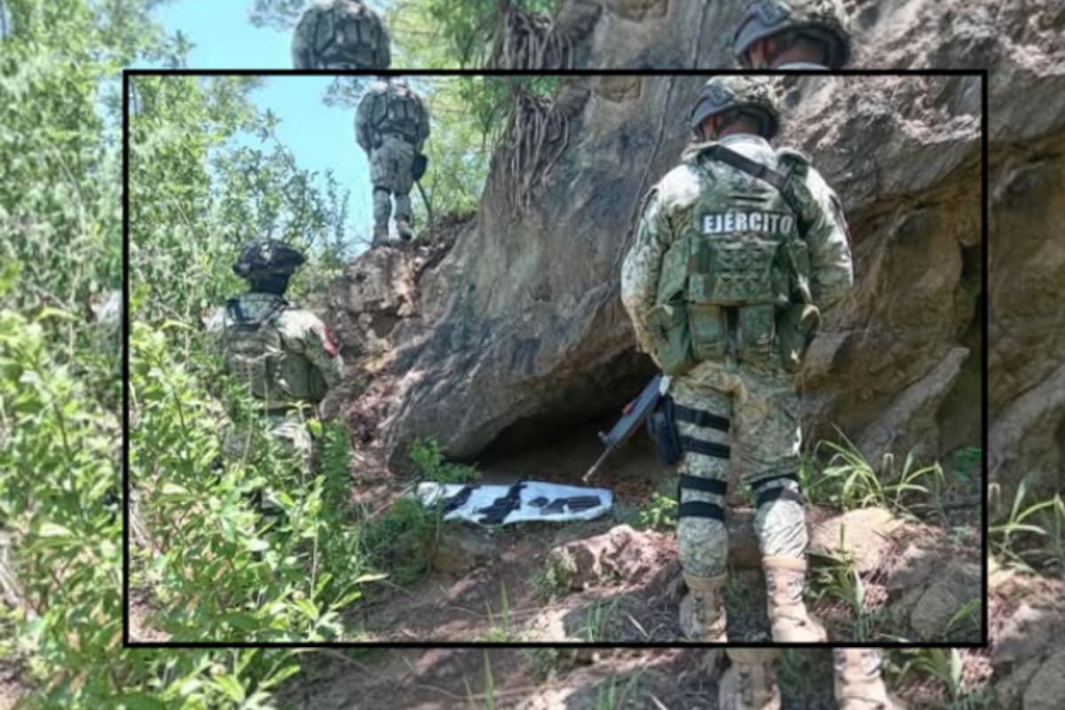Aseguran armas largas y municiones en operativo interinstitucional en El Fuerte, Sinaloa