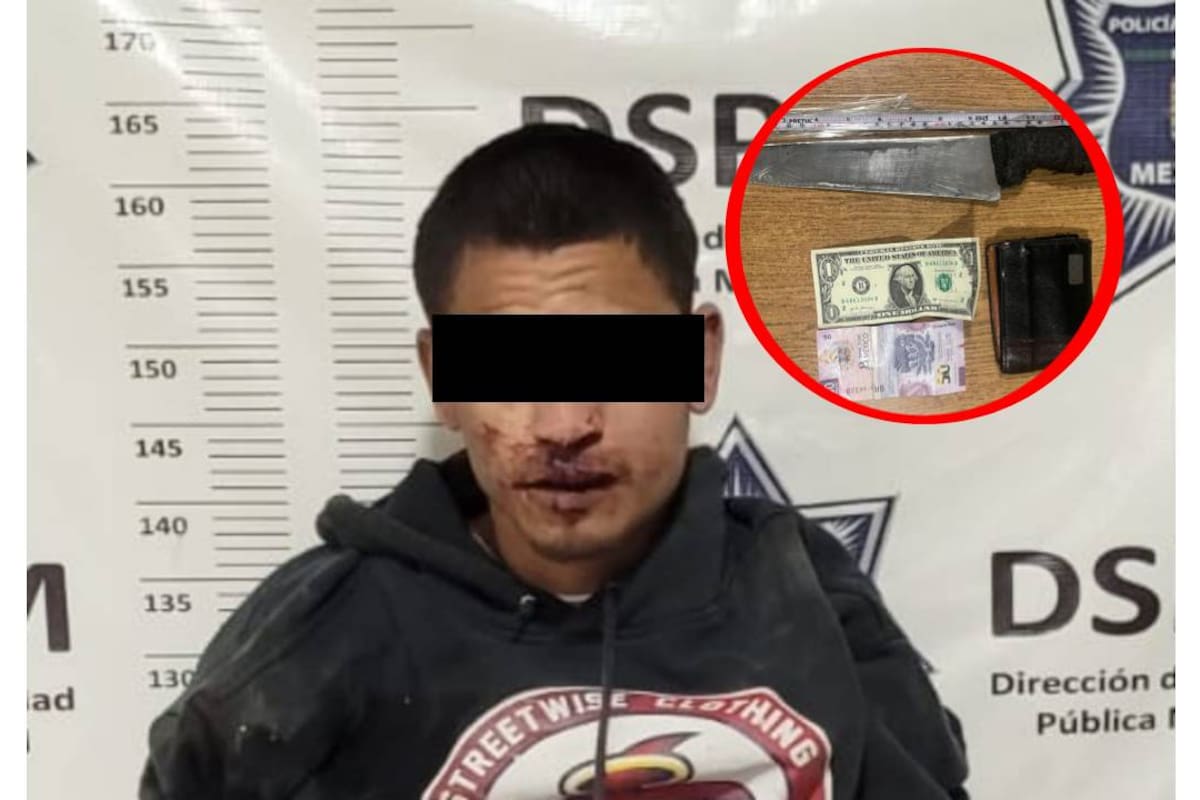 Hombre somete a sujeto que intentaba asaltarlo con un cuchillo