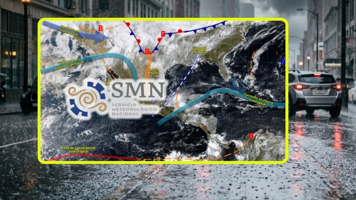 SMN advierte por ingreso del frente frío 43 que provocará lluvias de 75 mm, vientos de hasta 80 km/h en estas ciudades viernes y sábado, además de temperaturas de hasta 45°C