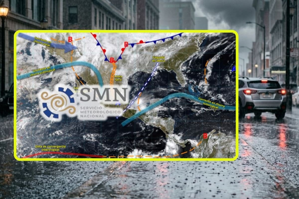 SMN advierte por ingreso del frente frío 43 que provocará lluvias de 75 mm, vientos de hasta 80 km/h en estas ciudades viernes y sábado, además de temperaturas de hasta 45°C