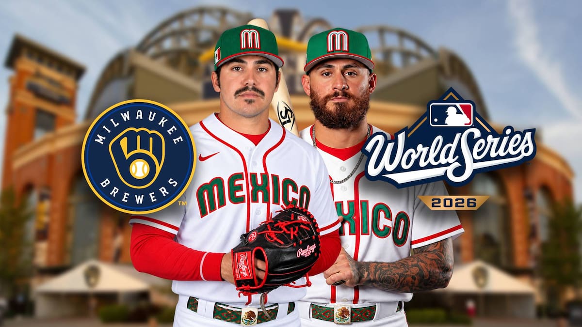 El pitcher JoJo Romero y el infielder Joey Ortiz, son los dos mexicanos de los Brewers de Milwaukee que disputaron la Serie Mundial 2026. (Foto: Especial GH)