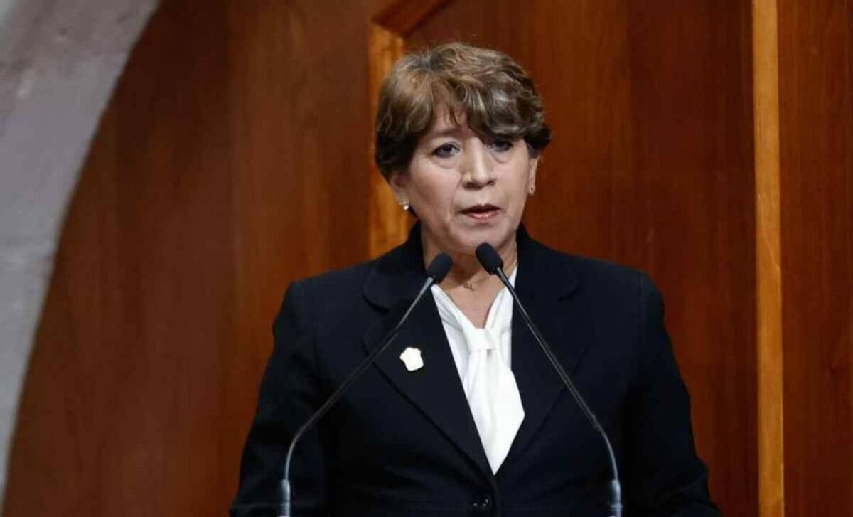 Gobernadora del Estado de México, Delfina Gómez Álvarez. / El Universal.