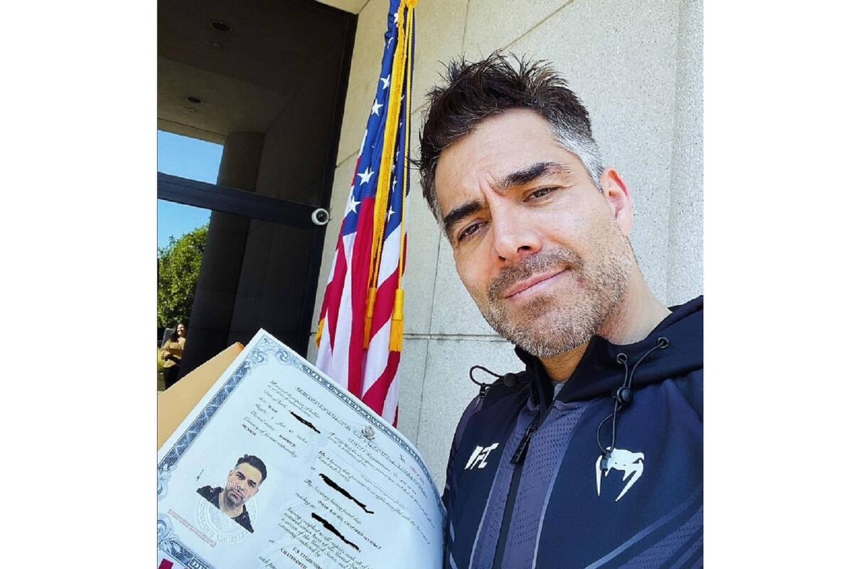 Omar Chaparro ya es 'gringo', recibe la ciudadanía estadounidense