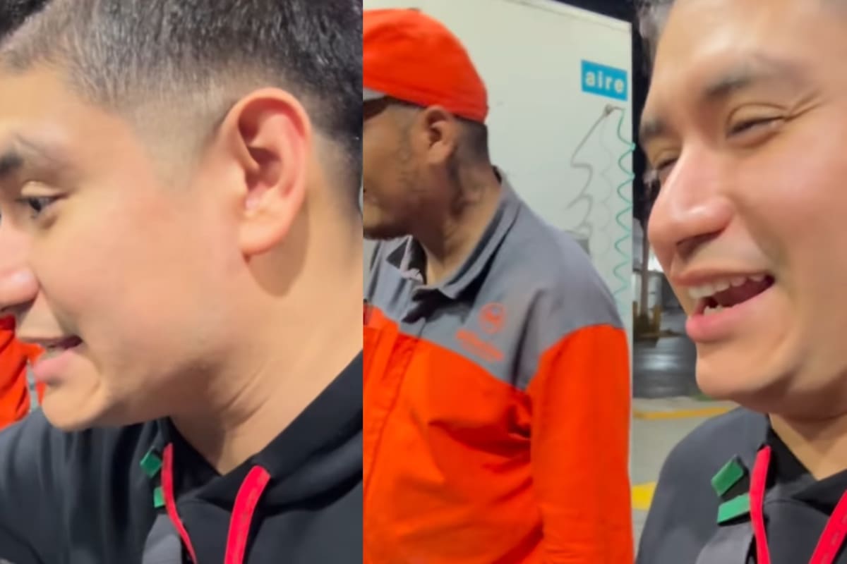 “No te burles de mí, no me estés grabando”: señora se vuelve viral por intentar echarle gasolina a su automóvil eléctrico