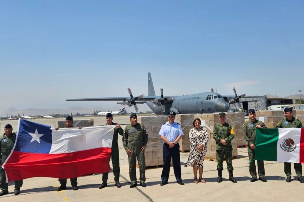 Llega a Chile primer cargamento de ayuda humanitaria de México