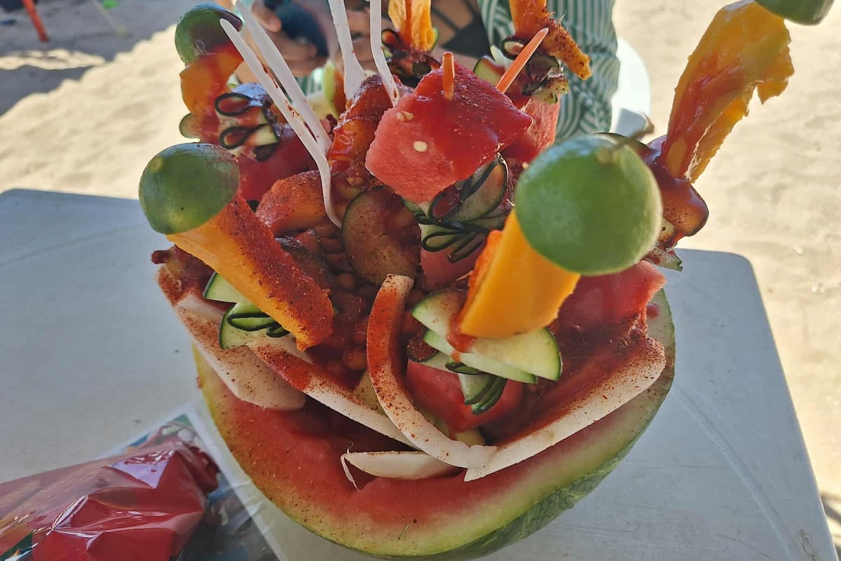 La Sandía Loca es el platillo favorito de los turistas en Kino Nuevo por tercer año consecutivo