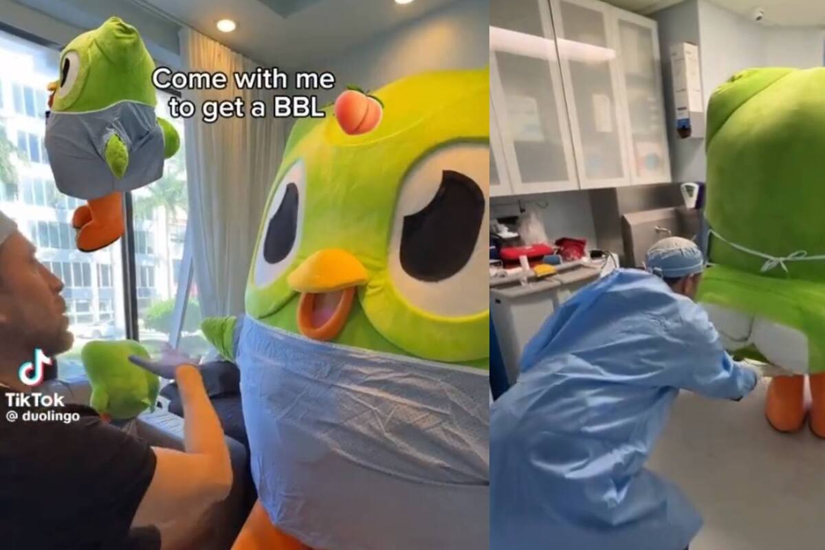 VIRAL: Búho de Duolingo se somete a levantamiento de glúteos en TikTok
