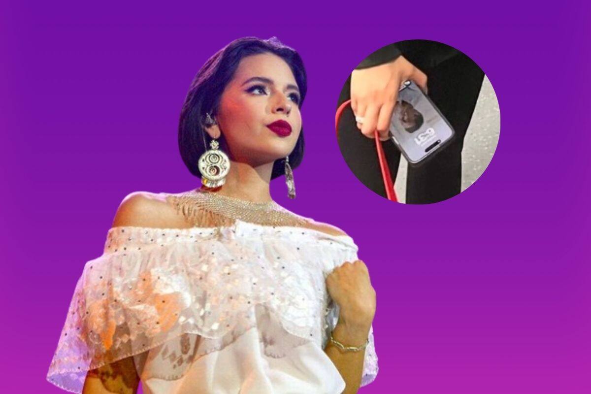 Descubren que Ángela Aguilar tendría de fondo de pantalla a Christian Nodal desde el 2023