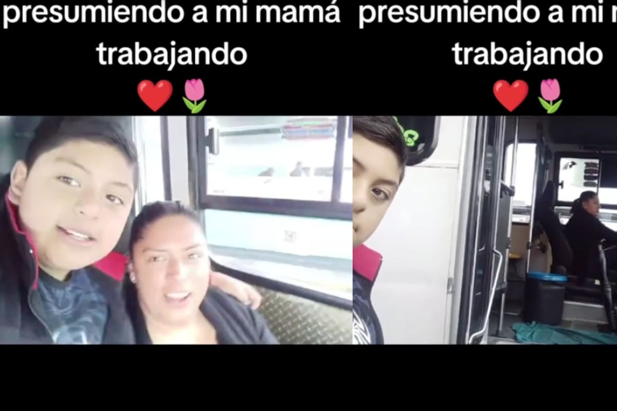 “Su madre trabaja como camionera” Niño se vuelve viral por la tierna y orgullosa forma en que presume el trabajo de su mamá