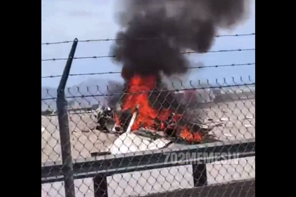Aviones chocan entre sí y se estrellan en North Las Vegas; mueren 4 personas