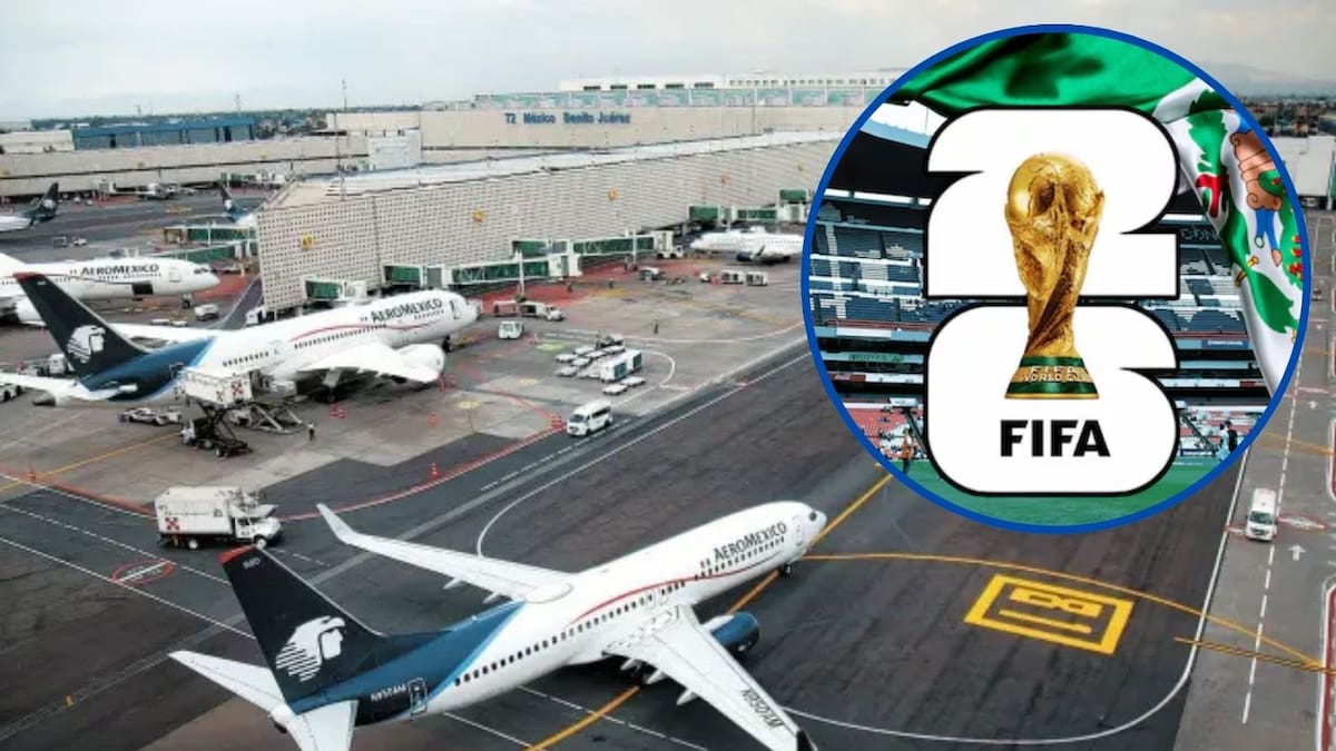 AICM se acerca al Mundial 2026 con obras inconclusas, sin aerotrén y con cortes de agua nocturnos, lo que impacta la experiencia de hasta 300 mil usuarios diarios