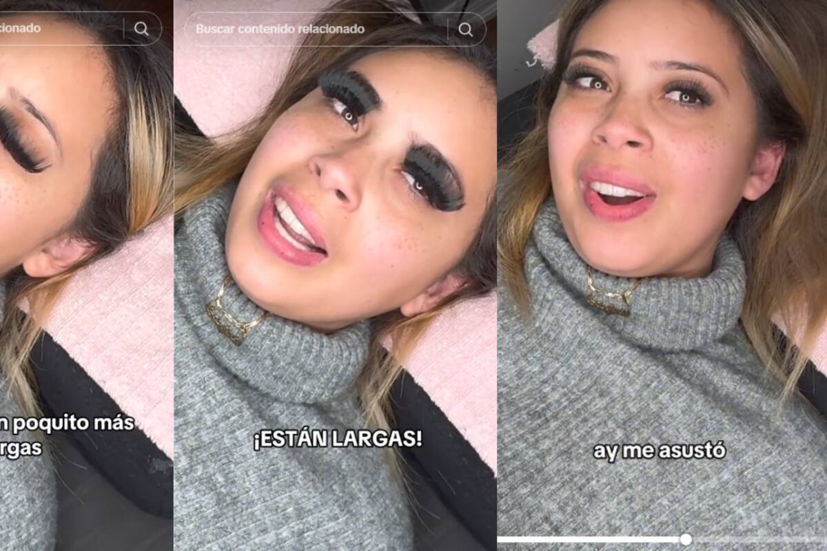 VIRAL: estilista le hace pesada broma a su clienta al ponerle unas pestañas enormes