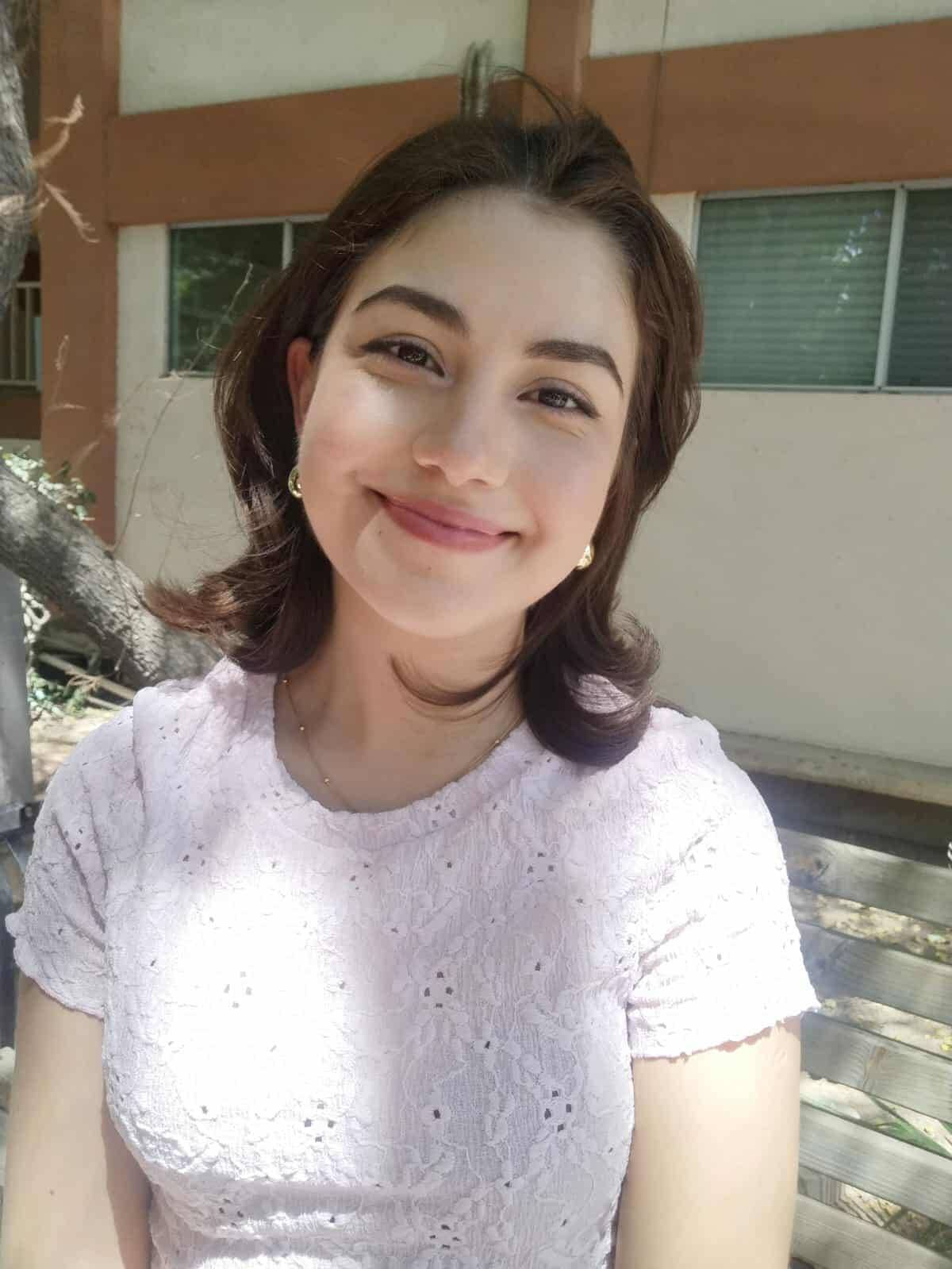 Valeria Guadalupe López Vidal, estudiante de Ciencias de la Comunicación. | Crédito: Leonor Hernández