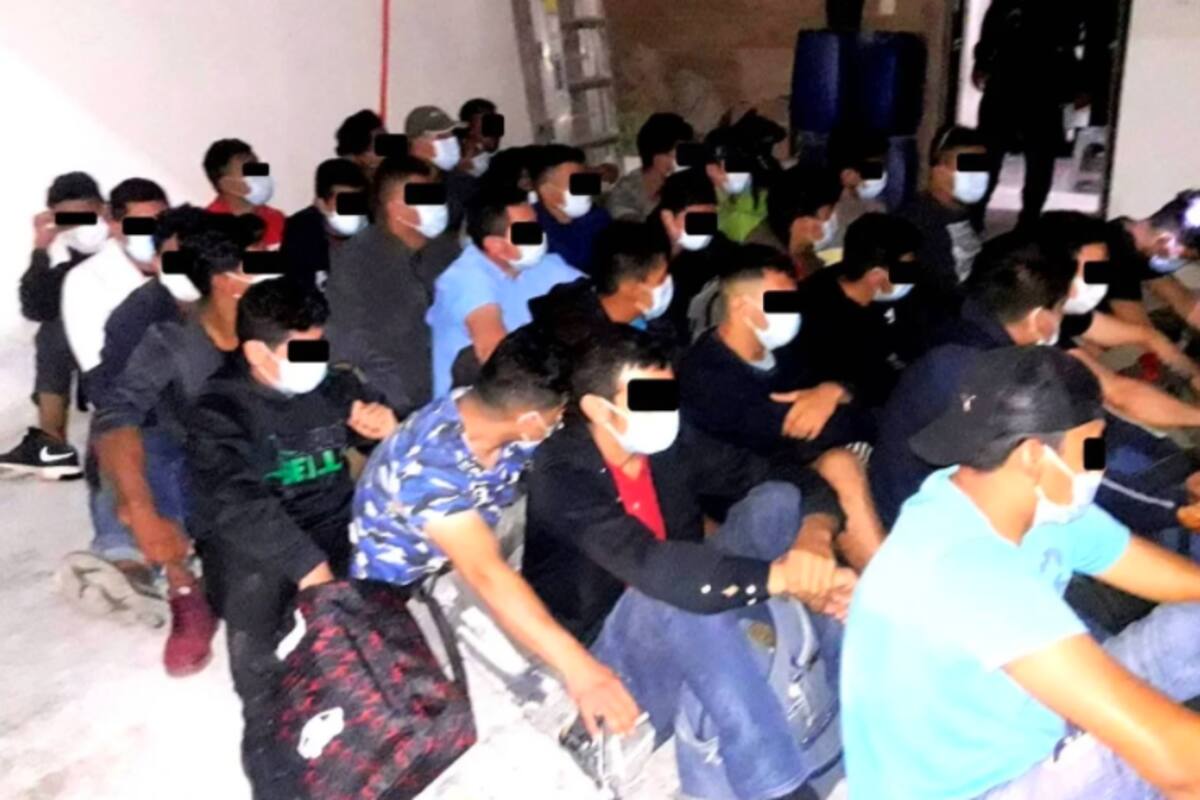 Encuentran a 53 migrantes centroamericanos en Nuevo León que tenían 3 días sin comer