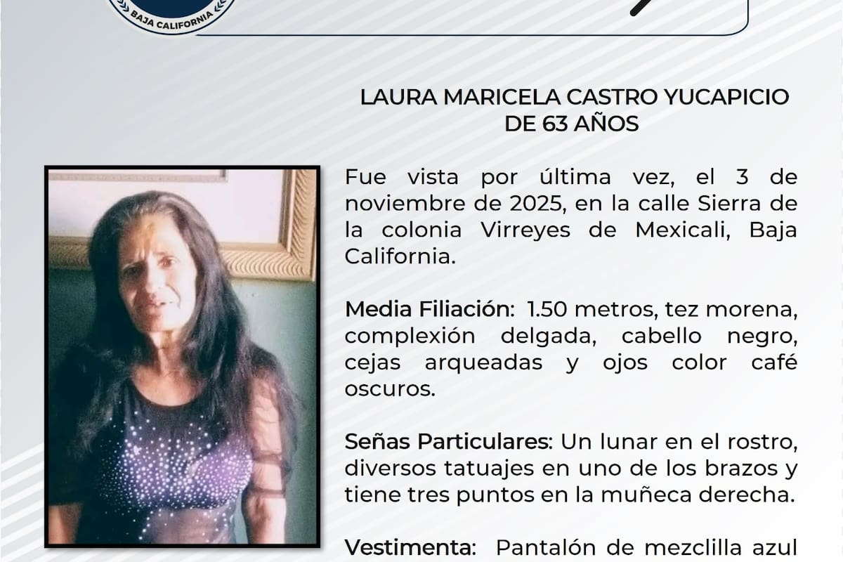 Solicita ayuda para localizar a Maricela Castro Yucapicio