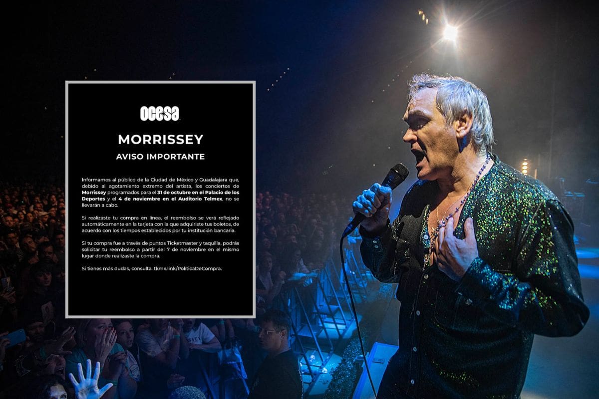 Morrissey vuelve a cancelar conciertos en México: OCESA confirma la noticia que muchos fans ya anticipaban