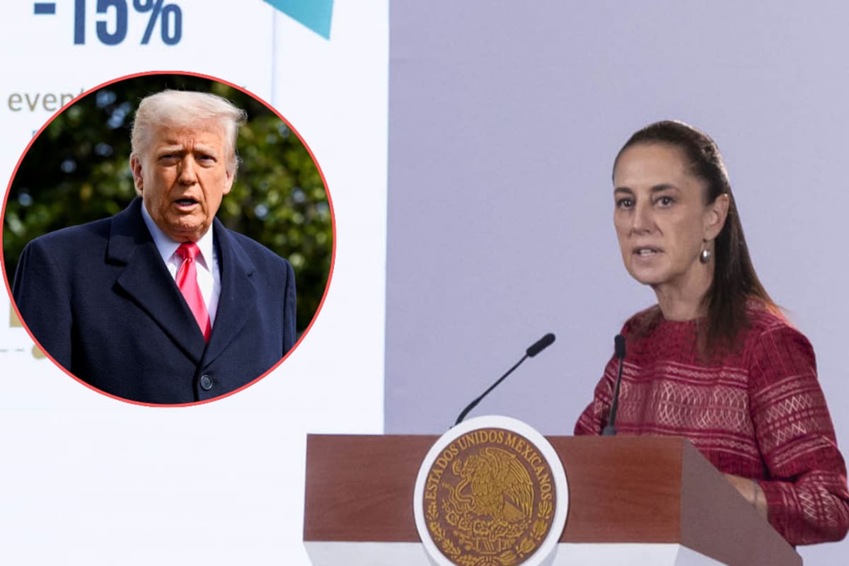 Trump frenó el acuerdo comercial con México que estaba por cerrarse y alegó que el déficit de Estados Unidos seguía aumentando, revela Sheinbaum