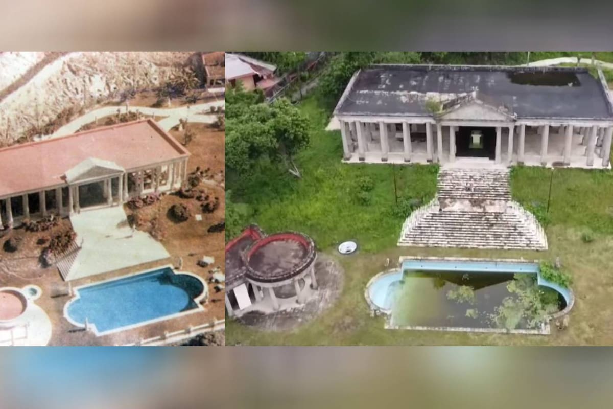 Así luce ahora "El Partenón" la mansión abandonada más lujosa de todo México