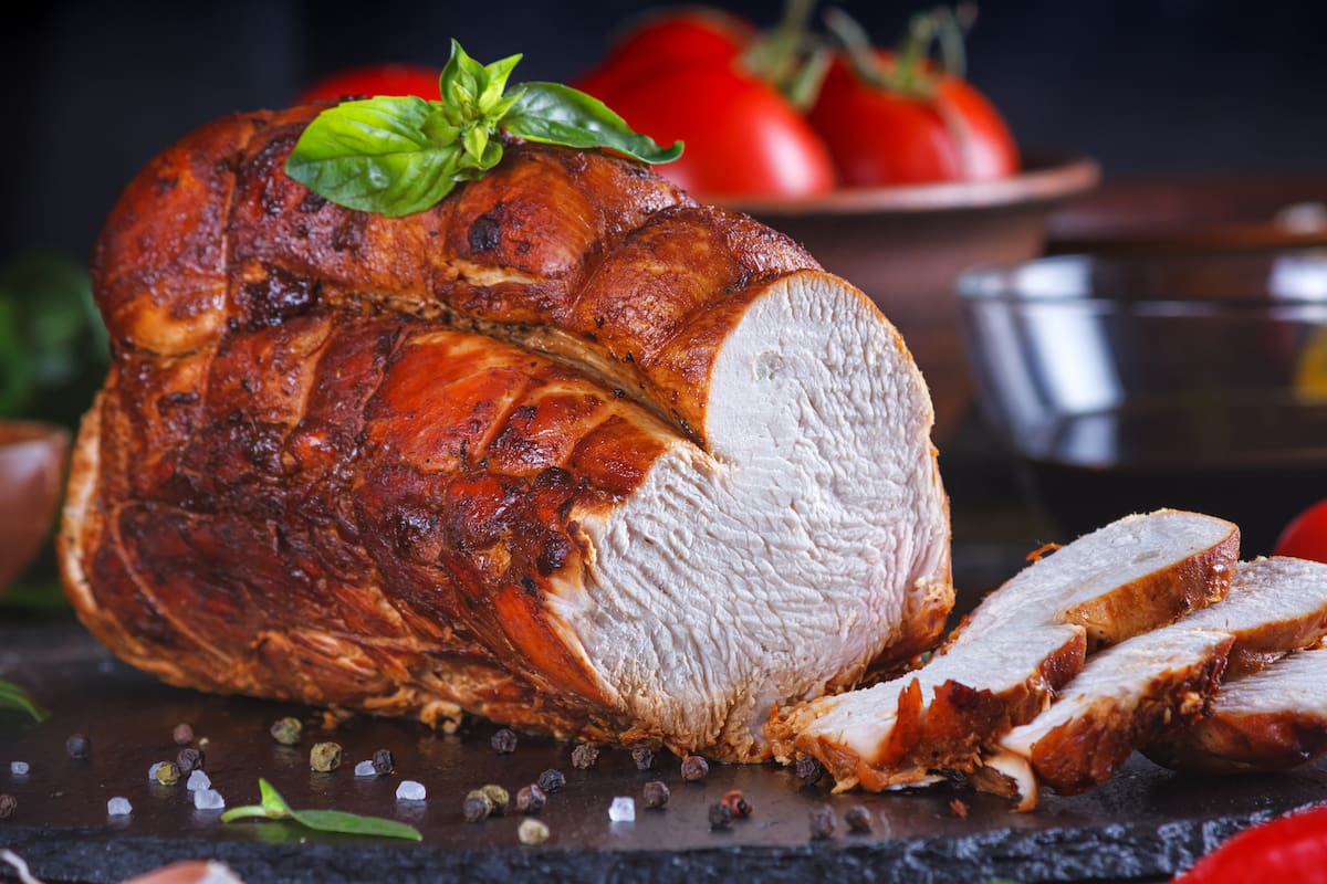 Pechuga de pavo adobada