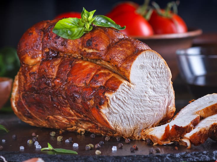 Pechuga de pavo adobada