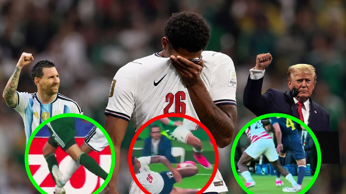 Mientras la FIFA le perdonó la tarjeta roja a Balogun de Estados Unidos tras llamada de Trump, a pesar de haber cometido un GRAVE planchazo sobre un oponente, Jarell Quansah de Inglaterra será suspendido DOS juegos por una falta menos aparatosa, incluyendo una hipotética semifinal del Mundial 2026 contra Argentina: ¿Infantino protege a Messi?