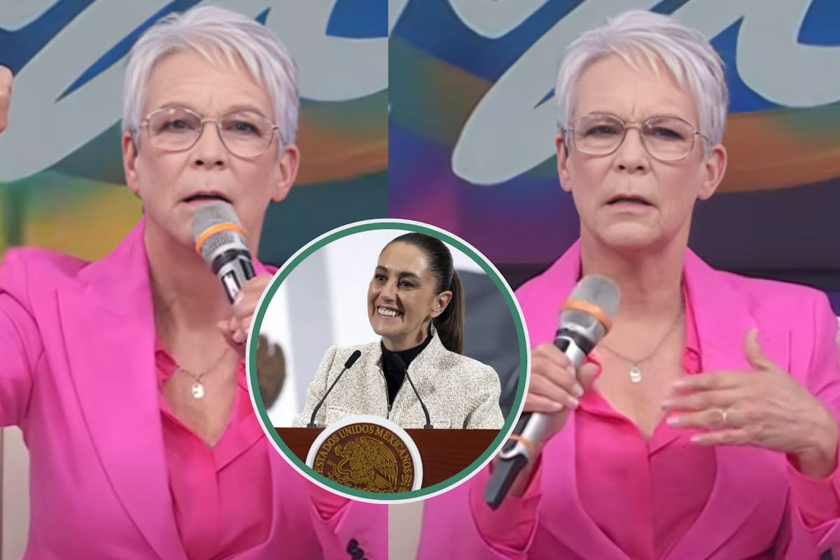 Jamie Lee Curtis elogia a Claudia Sheinbaum en el programa Hoy