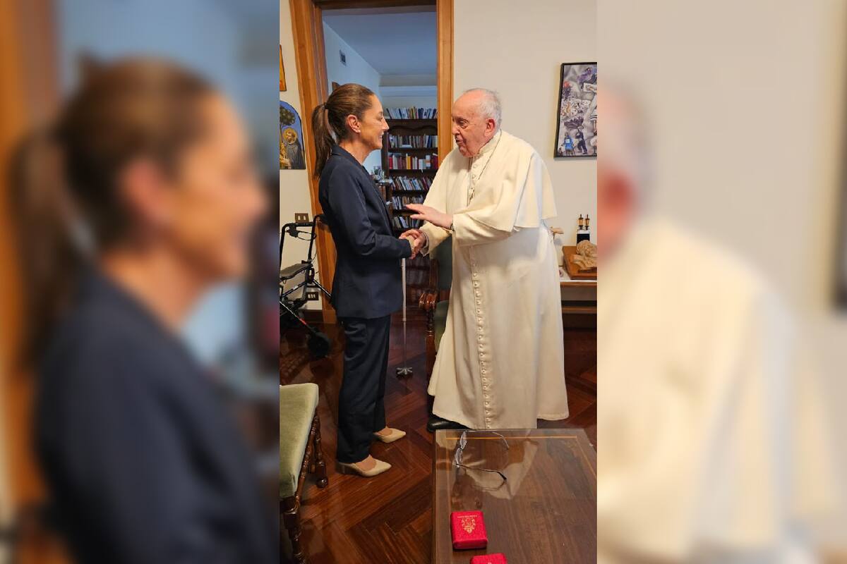 Claudia Sheinbaum se reúne con el papa Francisco en el Vaticano