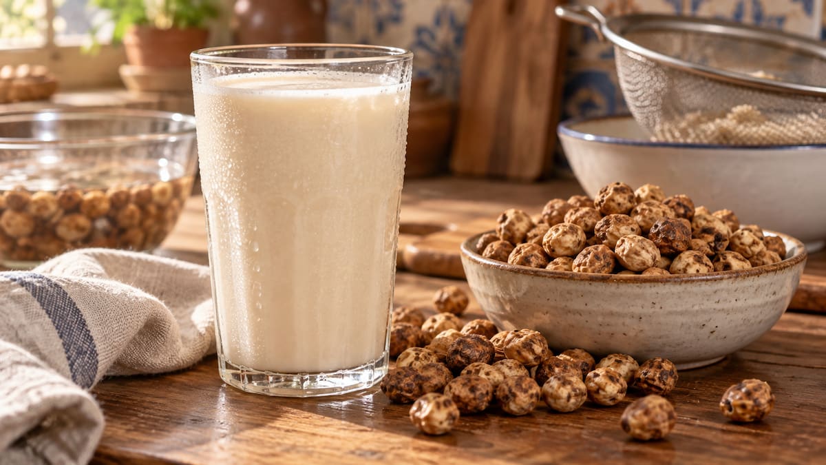 Arroz y chufa pueden producir bebidas de apariencia semejante, aunque su materia prima y proceso de elaboración son diferentes.