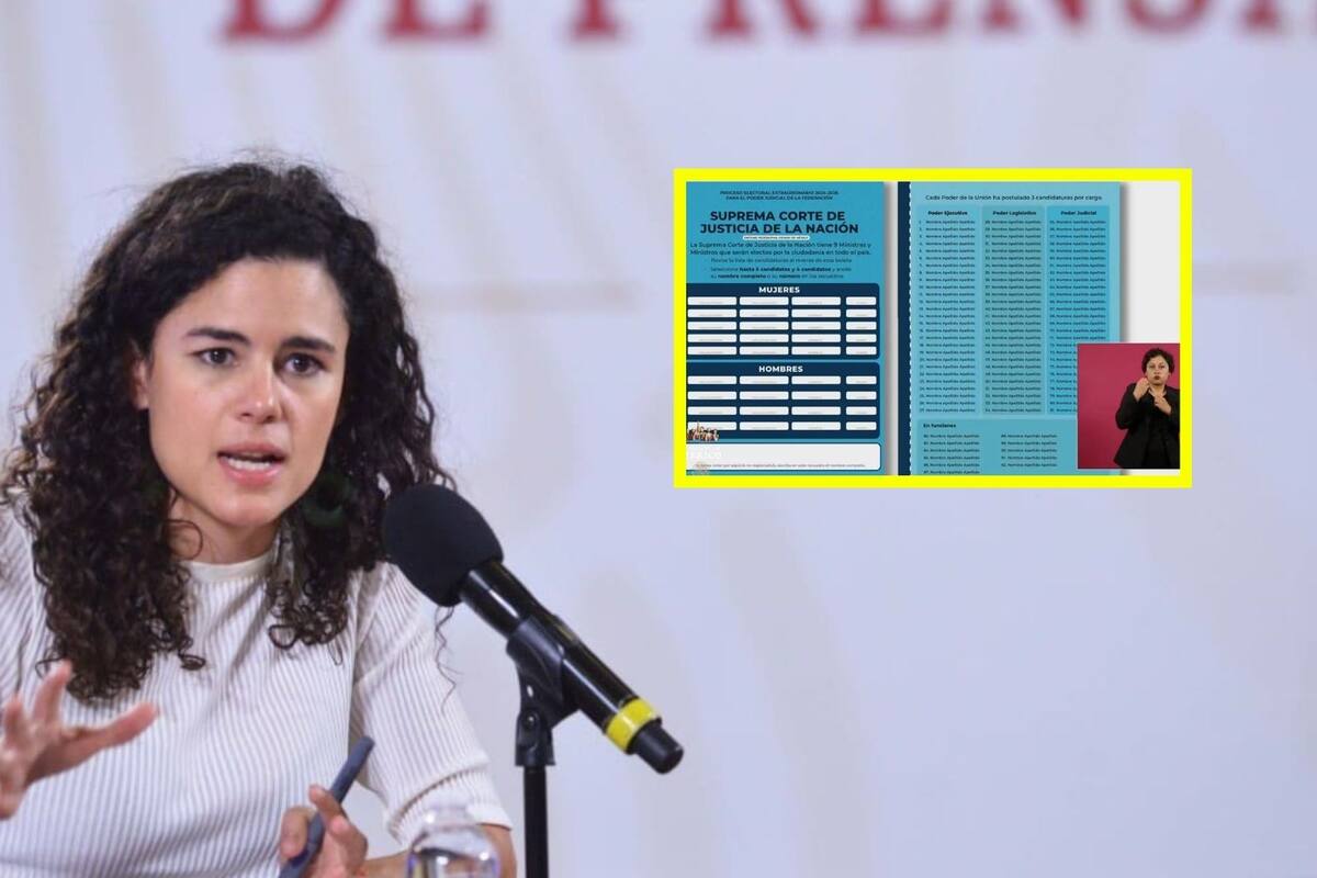 Así serían las boletas para elección de ministros de la Suprema Corte de Justicia de la Nación