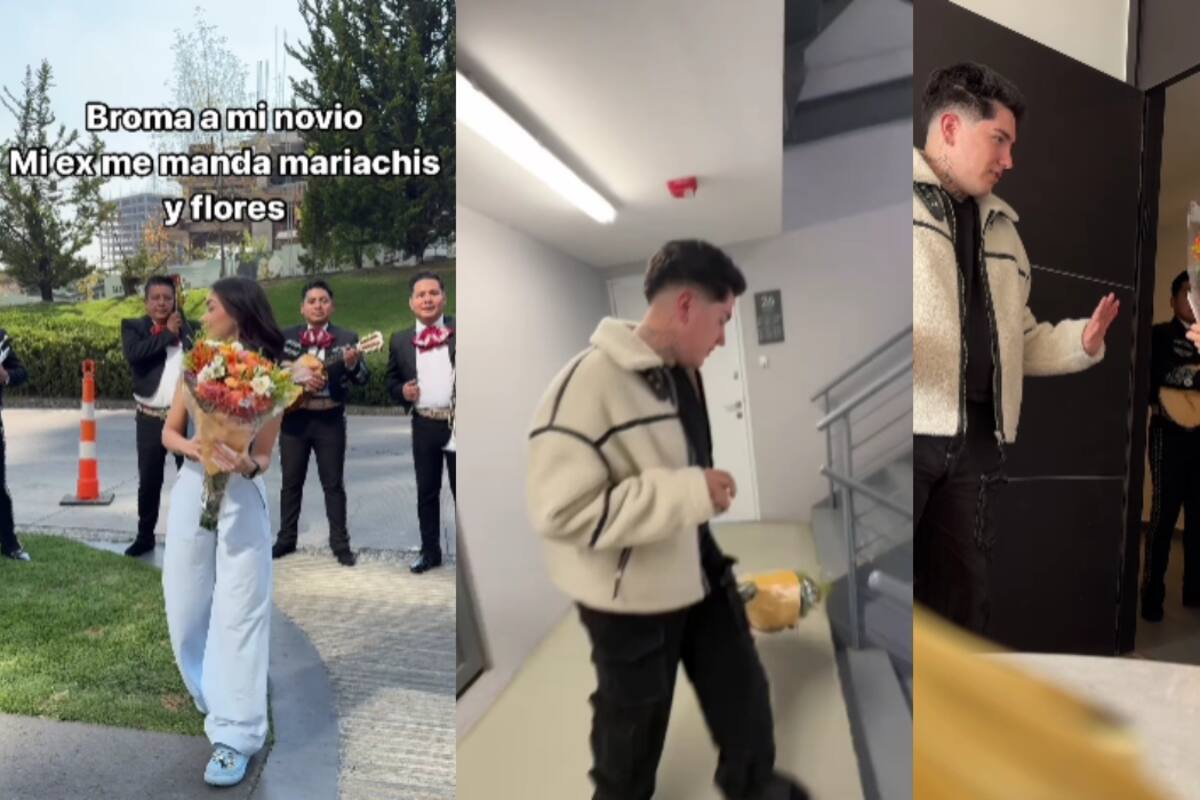 Joven se manda mariachis a sí misma y hace creer a su novio que fue su ex: él reacciona mal