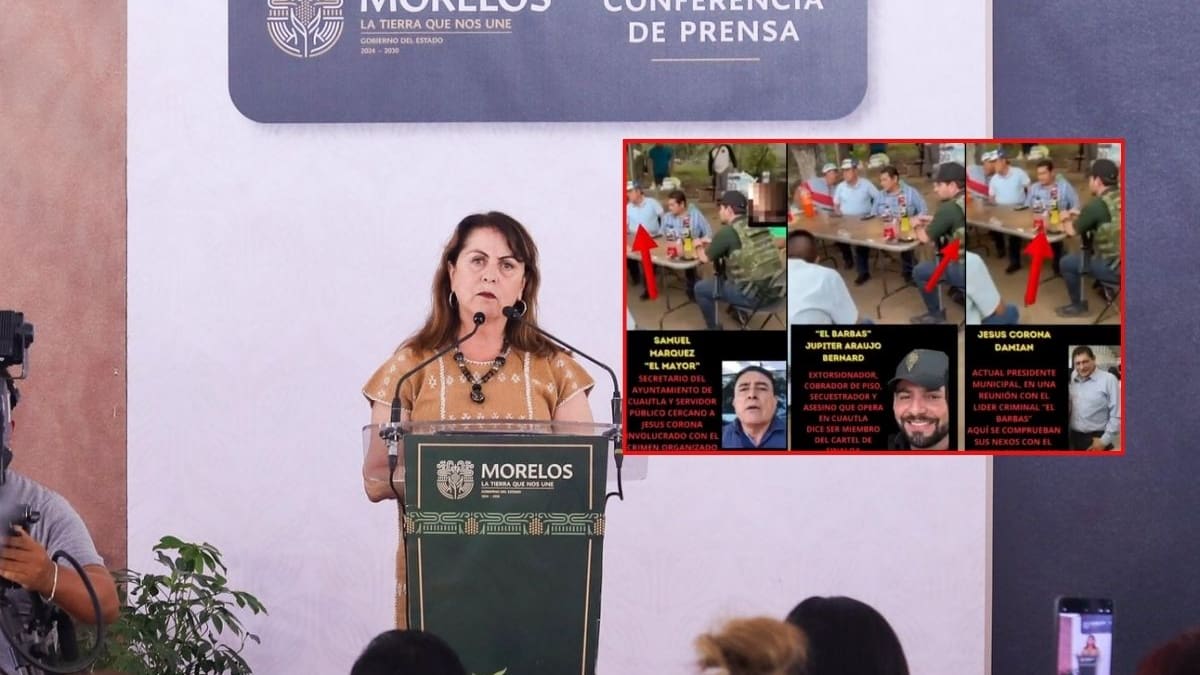 Margarita González Saravia, gobernadora de Morelos, habría sido informada dos días después sobre la reunión entre alcaldes y “El Barbas”, identificado como líder regional del Cártel del Pacífico, pero el caso se mantuvo en silencio hasta la difusión del video, según la declaración de Raúl Tadeo Nava ante la FEMDO