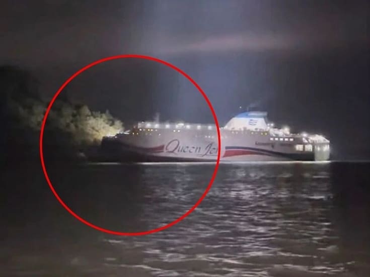 Guardia Costera moviliza amplio operativo para evacuar a 267 pasajeros de un ferry encallado al suroeste de Corea del Sur