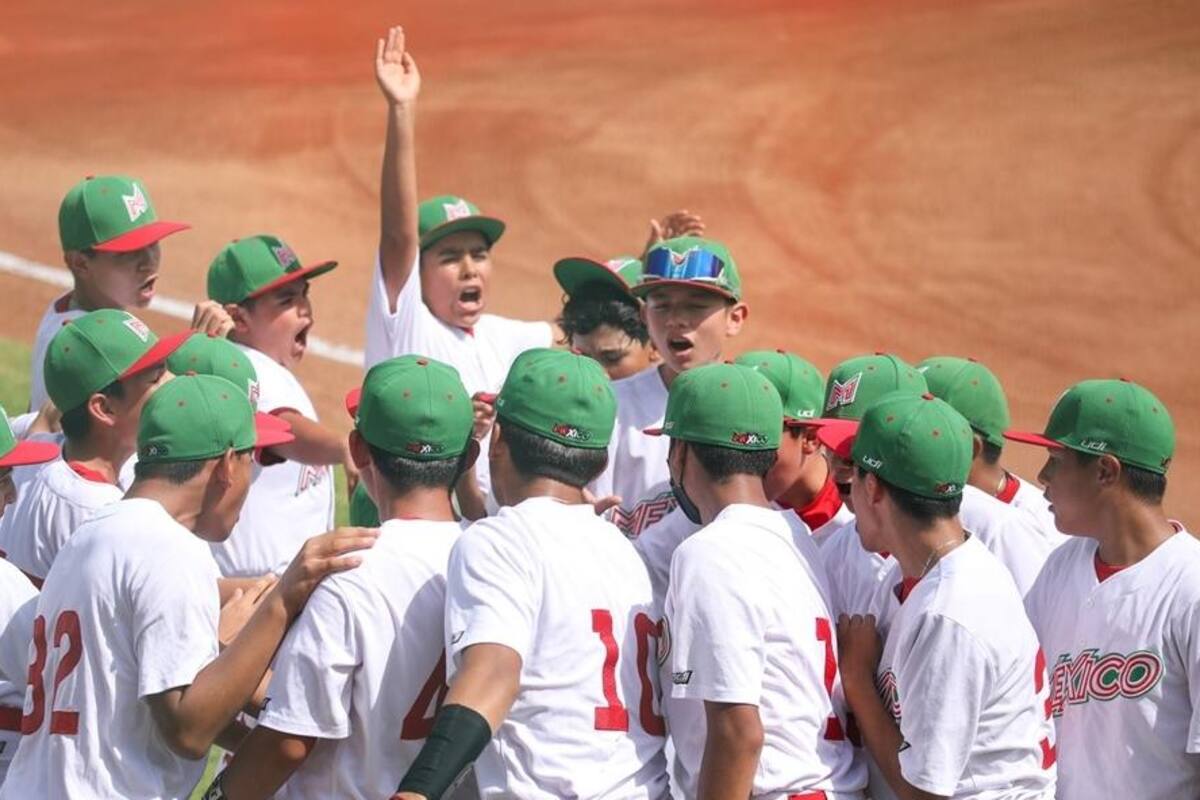 Inicia México con dos triunfos en Mundial de Beisbol Sub-12