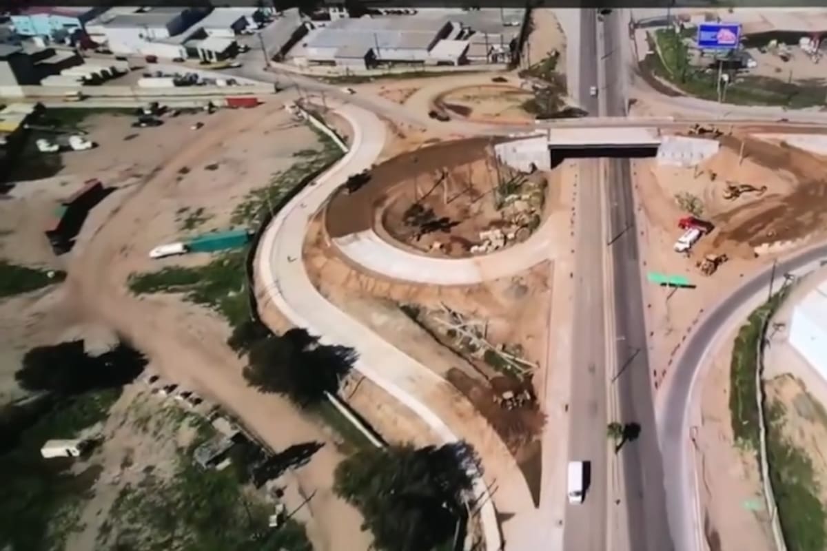 Está por concluir nuevo puente del Nodo El Sauzal