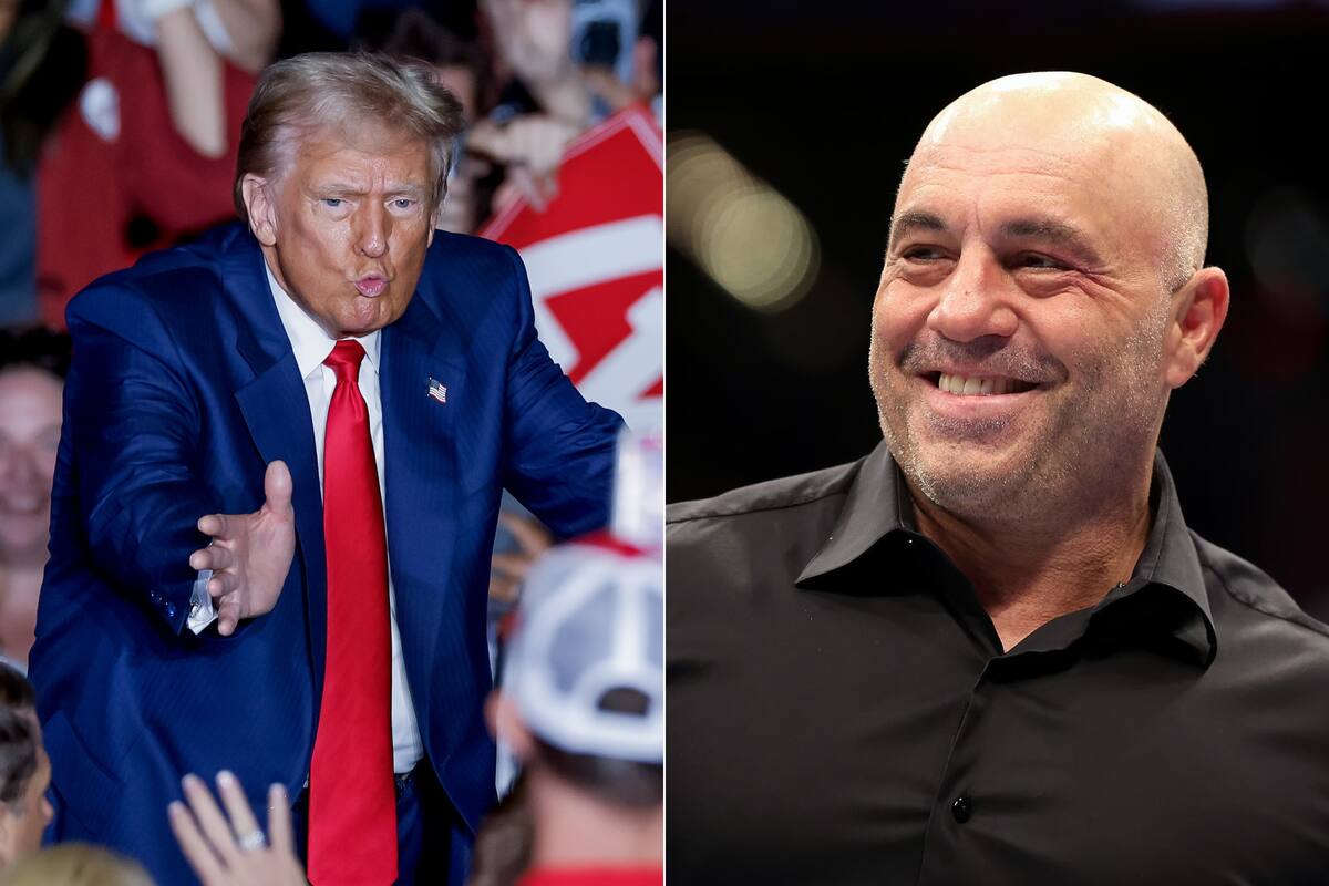 Trump se acerca a Texas para grabar podcast y ataca a Harris