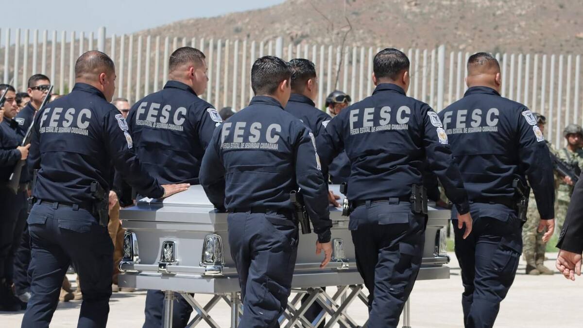 A la ceremonia se sumaron las distintas corporaciones de seguridad activas en el Estado. Foto: Cortesía