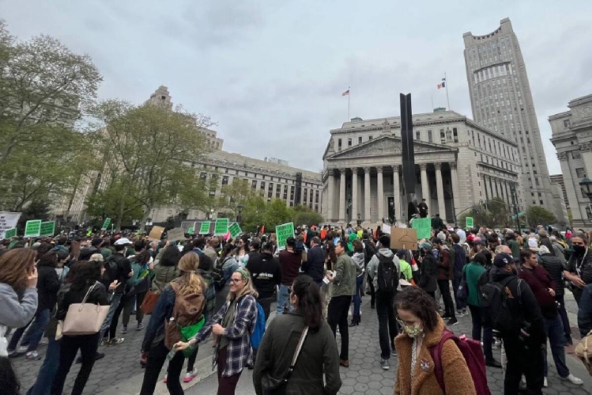 Nueva York: Millones de personas se manifiestan a favor del aborto