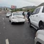 Tres choques múltiples en bulevar Vildósola y Rosales no dejaron heridos