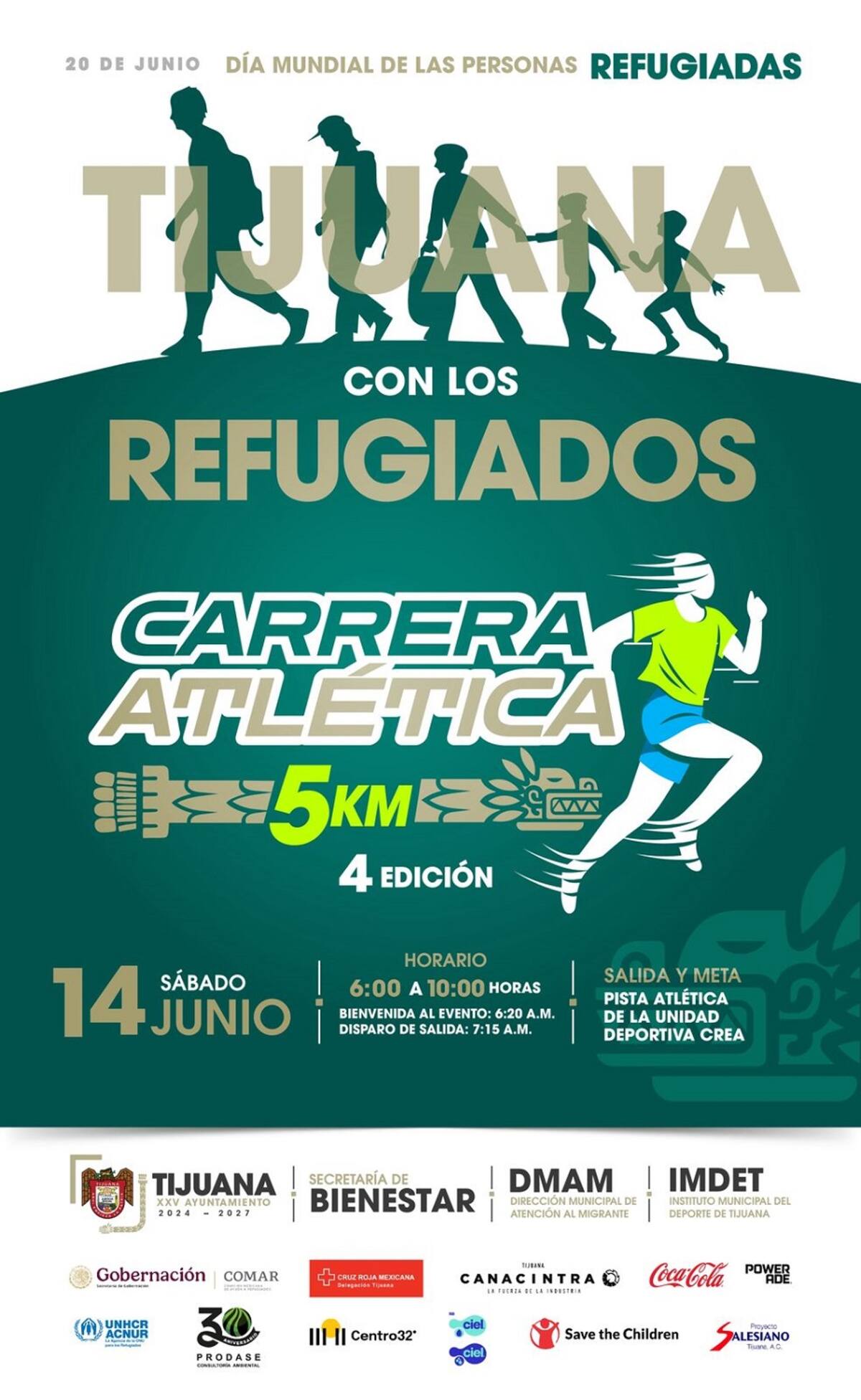 Carrera "Tijuana con los refugiados"