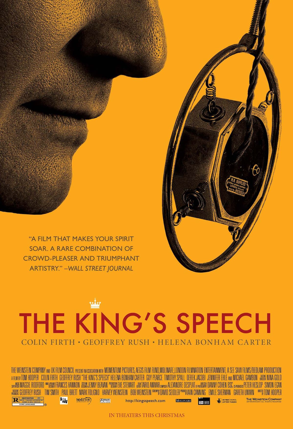 The King's Speech redefine la fuerza del discurso real.