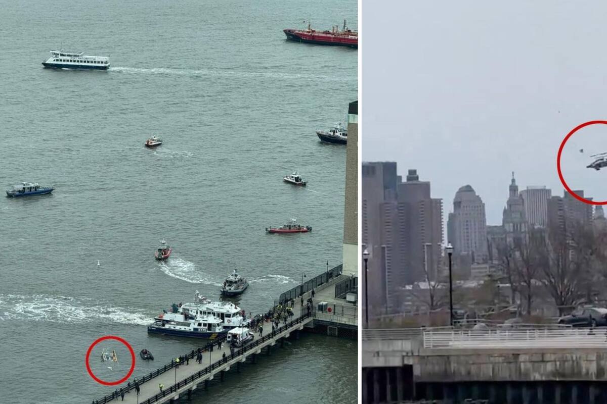 Helicóptero que cayó en el río Hudson había presentado fallas mecánicas meses antes del accidente