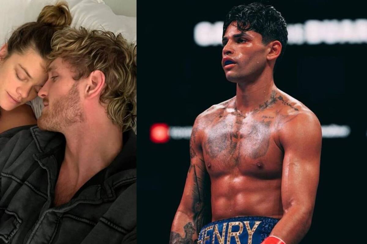 Ryan García felicita a Logan Paul por su hijo y este le responde: "Sigo demandándote, pero gracias"