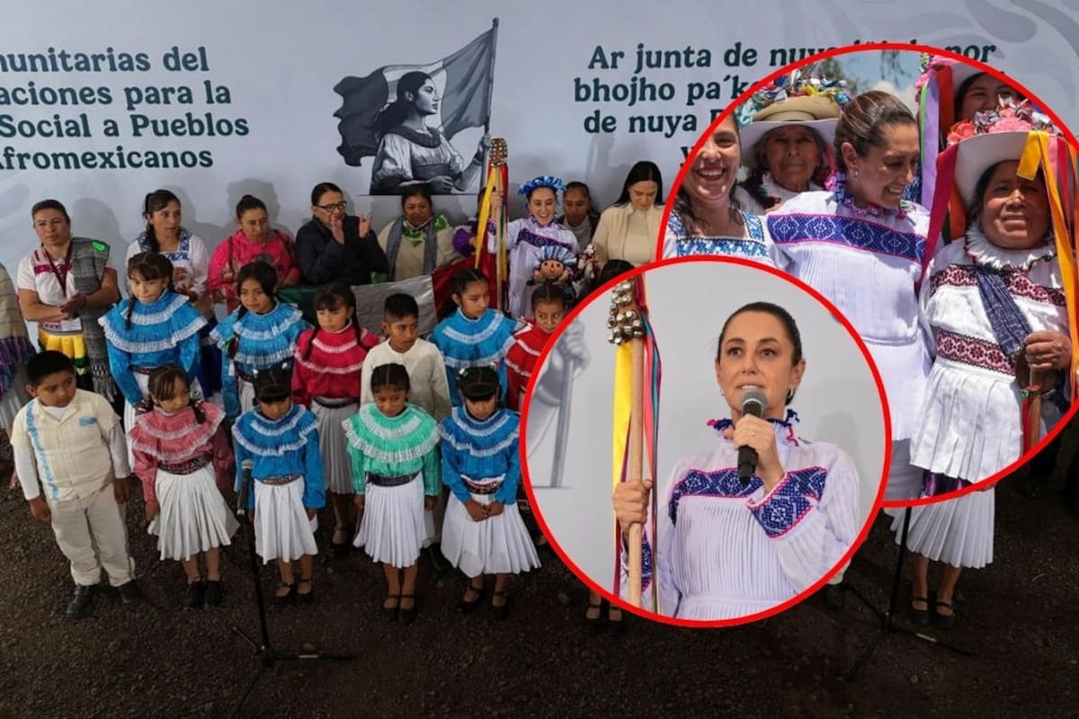Claudia Sheinbaum visita Amealco, Querétaro, para reunirse con 600 representantes indígenas y hablar sobre el uso de recursos del FAISPIAM