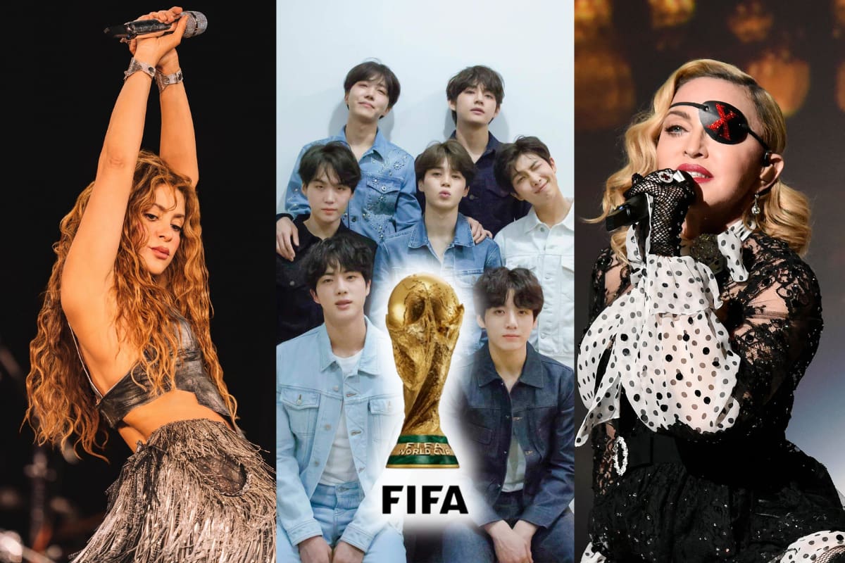 Shakira, Madonna y BTS encabezarán el histórico show de medio tiempo de la Final del Mundial 2026