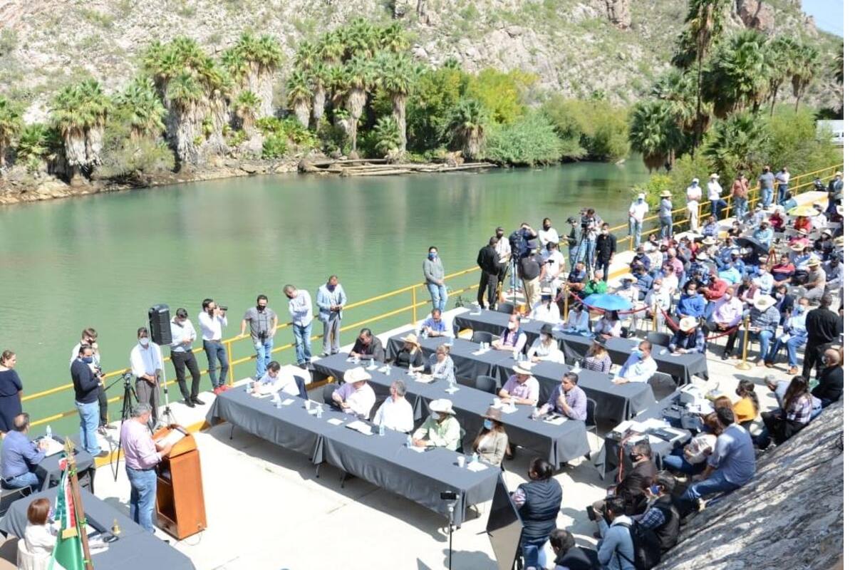 Agua evaporada en La Boquilla hubiera servido para deuda con EU: AMLO