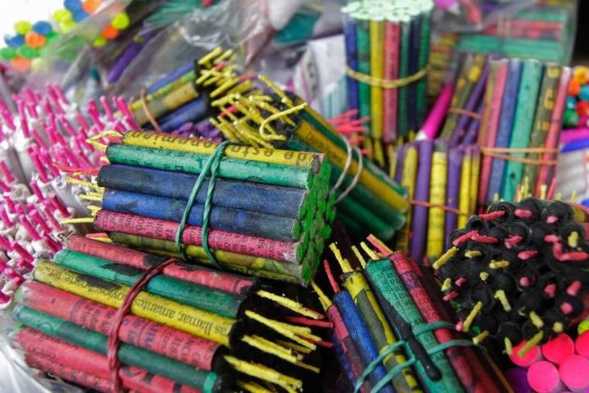 Pirotecnia decomisada podría ser proveniente del sur de México