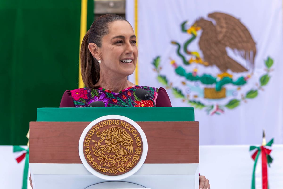 Cuauhtémoc, Ciudad de México, México, 5 de octubre de 2025. La doctora Claudia Sheinbaum Pardo, presidenta Constitucional de los Estados Unidos Mexicanos. La transformación avanza. Zócalo de la Ciudad de México. Cuauhtémoc, Ciudad de México, México, 5 de octubre de 2025. La doctora Claudia Sheinbaum Pardo, presidenta Constitucional de los Estados Unidos Mexicanos. La transformación avanza. Zócalo, Ciudad de México. Foto: Presidencia