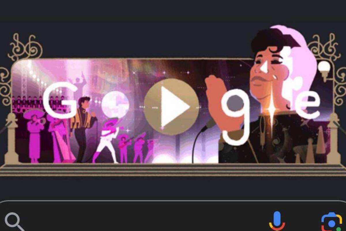 ¡Juan Gabriel adorna el 'Doodle' de Google!